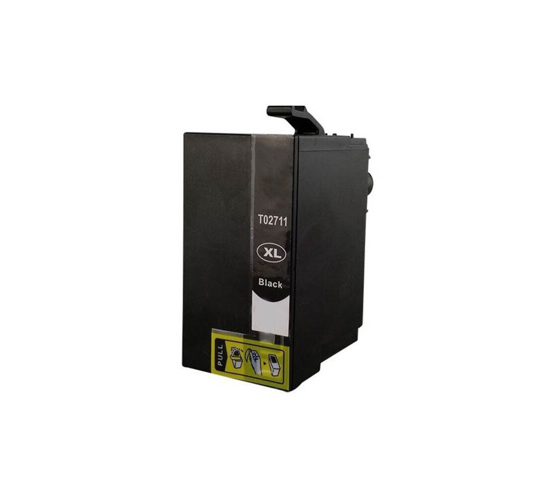 Merkloos C13T27114010 / T2711 zwart inktcartridge - huismerk voor Epson