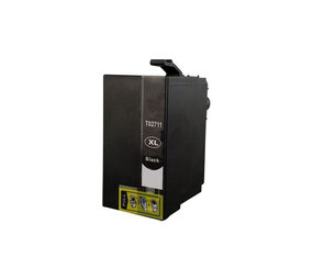 Merkloos C13T27114010 / T2711 zwart inktcartridge - huismerk voor Epson