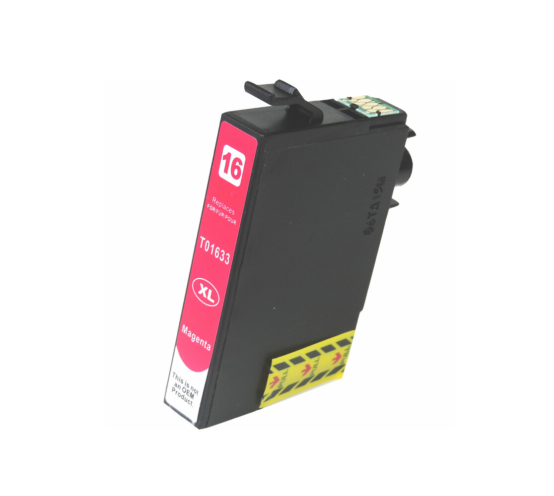 Merkloos C13T16334010 / T1633 magenta inktcartridge - huismerk voor Epson