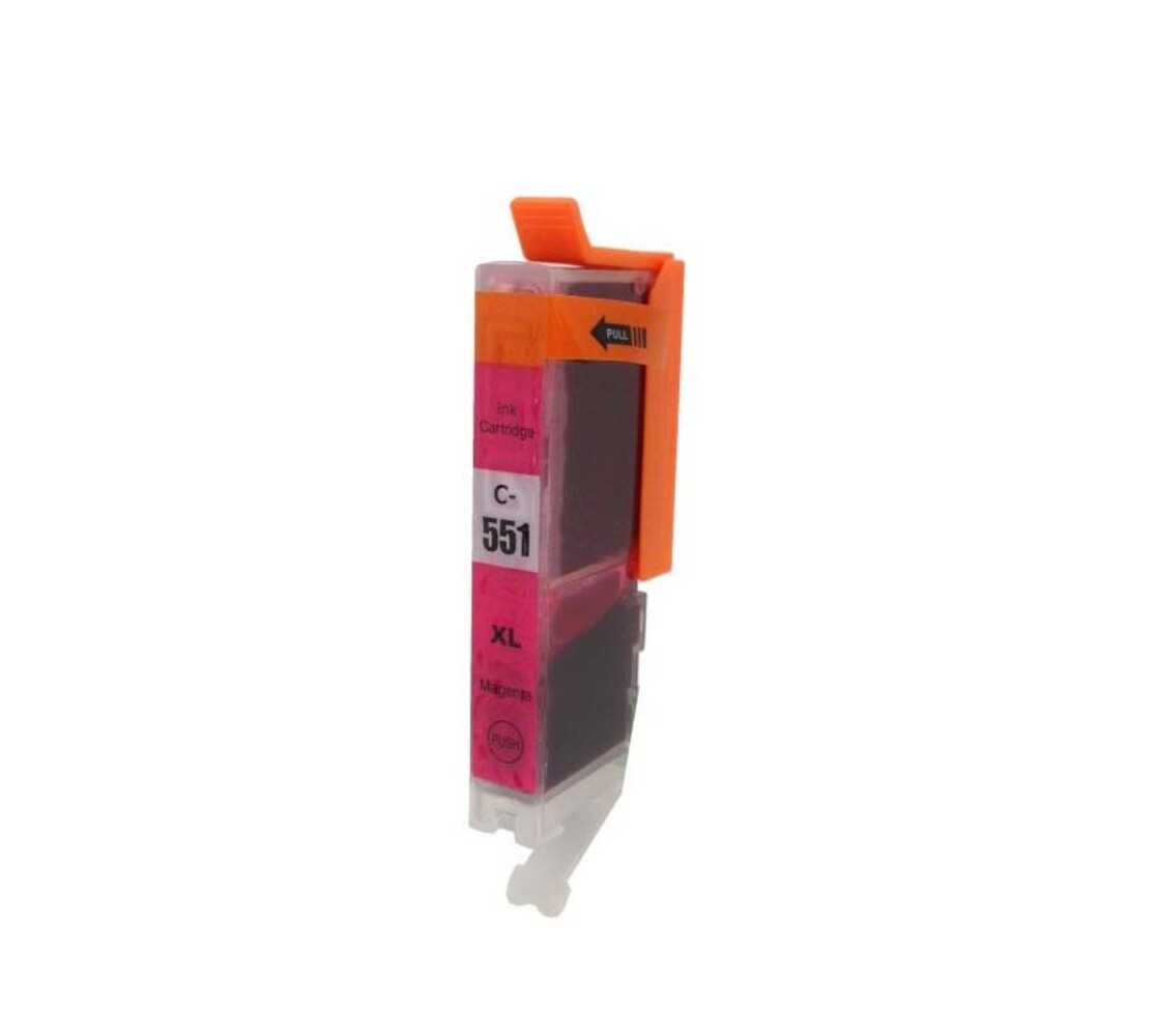 Pcman 6510B001 / CLI-551 magenta inktcartridge - huismerk voor Canon Pcman 6510B001 / CLI-551 magenta inktcartridge - huismerk voor Canon