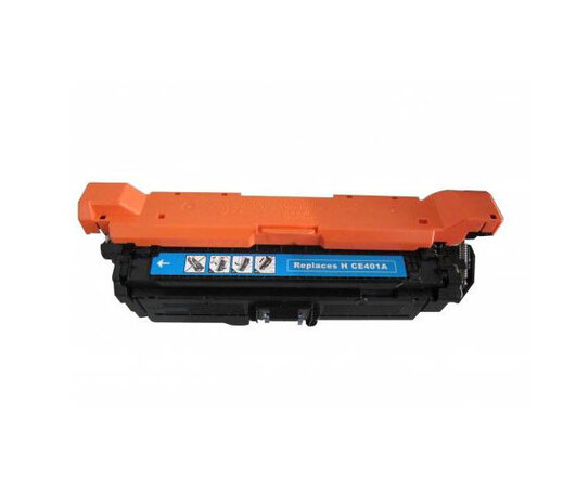 Merkloos 504A / 507A / CE251A / CE401A cyaan toner - huismerk voor HP