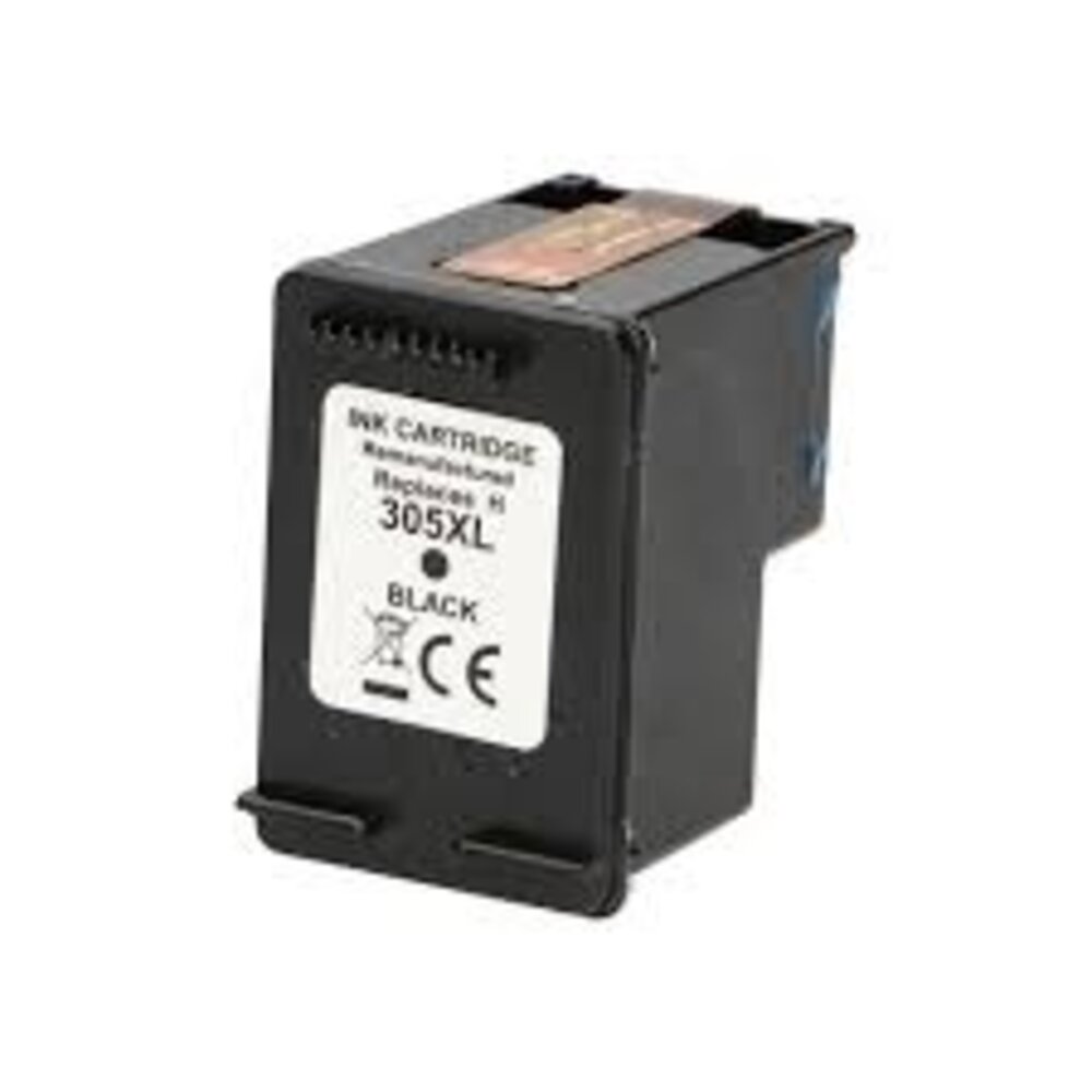 Merkloos 3YM62AE / 305XL zwart inktcartridge - huismerk voor HP