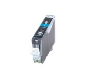 Pcman 0621B / CLI8C cyaan inktcartridge - huismerk voor Canon