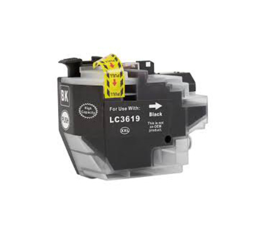 Merkloos LC3619XLBK zwart inktcartridge - huismerk voor Brother Merkloos LC3619XLBK zwart inktcartridge - huismerk voor Brother