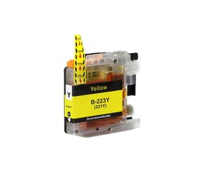Pcman LC223Y geel inktcartridge - huismerk voor Brother