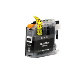Merkloos LC223BK zwart inktcartridge - huismerk voor Brother