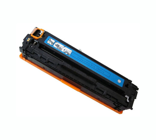 Merkloos 125A / 131X / 128A / CB541A / CF211A / CE321A / cyaan toner - huismerk voor HP Merkloos 125A / 131X / 128A / CB541A / CF211A / CE321A / cyaan toner - huismerk voor HP