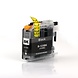 Merkloos LC123BK zwart inktcartridge - huismerk voor Brother