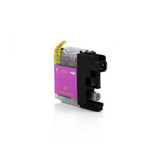 Merkloos LC123M magenta inktcartridge - huismerk voor Brother