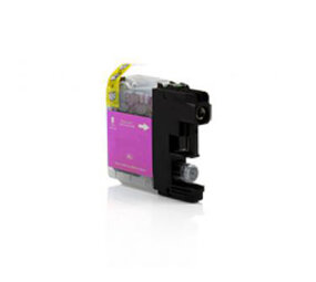Pcman LC123M magenta inktcartridge - huismerk voor Brother
