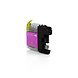 Merkloos LC123M magenta inktcartridge - huismerk voor Brother
