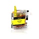 Merkloos LC123Y geel inktcartridge - huismerk voor Brother