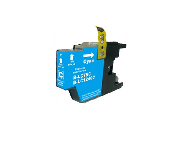 Pcman LC1240C cyaan inktcartridge - huismerk voor Brother Pcman LC1240C cyaan inktcartridge - huismerk voor Brother