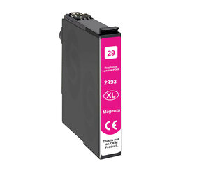 Merkloos C13T26334010 / T2633 magenta inktcartridge - huismerk voor Epson