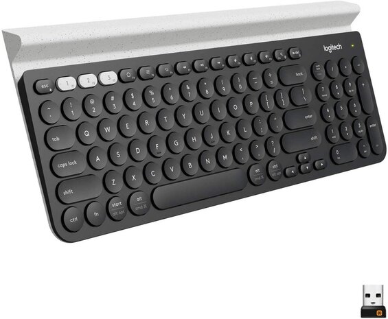 Logitech Logitech K780 toetsenbord RF-draadloos + Bluetooth QWERTY US/ REFURBISHED Logitech Logitech K780 toetsenbord RF-draadloos + Bluetooth QWERTY US/ REFURBISHED