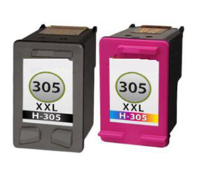 Merkloos 3YM63AE 305XL alle kleuren inktcartridge - huismerk voor HP Merkloos 3YM63AE 305XL alle kleuren inktcartridge - huismerk voor HP