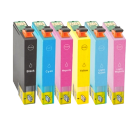 Merkloos T0807  inktcartridges set - huismerk voor Epson T0807