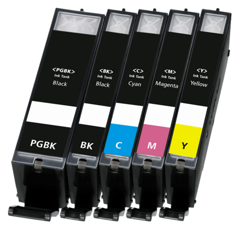 Merkloos CLI-571 inktcartridges set - huismerk voor Canon
