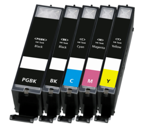 Pcman CLI-551 Tintenpatronen Set - Hausmarke für Canon