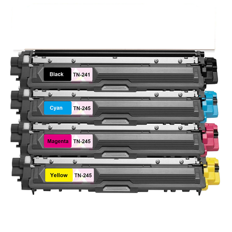 Merkloos TN241 toner set - huismerk voor Brother Merkloos TN241 toner set - huismerk voor Brother