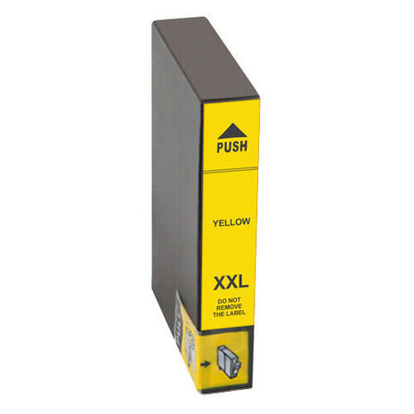 Merkloos C13T16344010 / T1634 geel inktcartridge - huismerk voor Epson