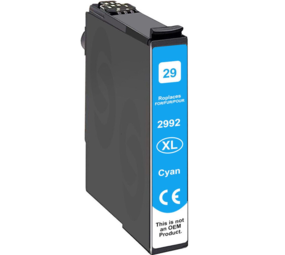 Pcman 29XL - T2992 cyaan inktcartridge - huismerk voor Epson Pcman 29XL - T2992 cyaan inktcartridge - huismerk voor Epson