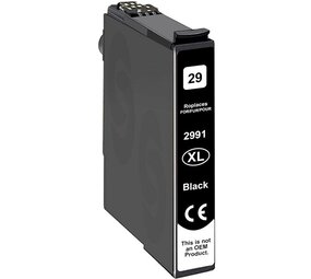 Merkloos 29XL - T2991 zwart inktcartridge - huismerk voor Epson