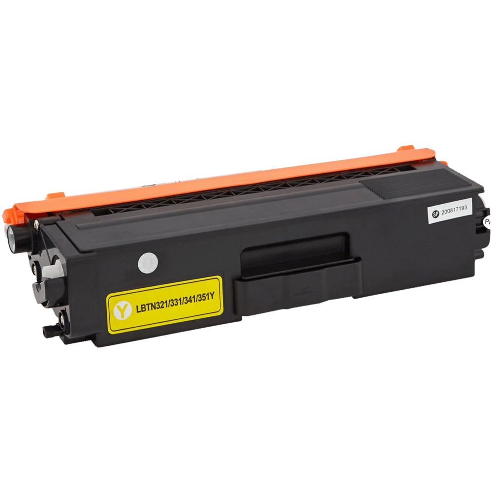 Merkloos TN321Y geel toner - huismerk voor Brother