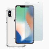 Apple TPU Case Transparent & Screenprotector iPhone X/XS