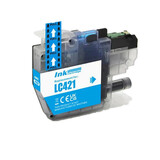 Pcman LC-421 Cyaan inktcartridge - Huismerk voor Brother