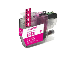 Pcman LC-421 magenta inktcartridge - Huismerk voor Brother Pcman LC-421 magenta inktcartridge - Huismerk voor Brother