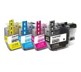 Merkloos LC-421 Multipack - Huismerk inktcartridges voor Brother Merkloos LC-421 Multipack - Huismerk inktcartridges voor Brother