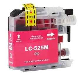 Pcman LC-525 Magenta inktcartridge - Huismerk voor Brother