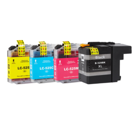 Merkloos LC-525 / LC-529 Multipack - Huismerk inktcartridges voor Brother Merkloos LC-525 / LC-529 Multipack - Huismerk inktcartridges voor Brother