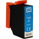Merkloos C13T02H24010 / 202XL cyaan inktcartridge - huismerk voor Epson