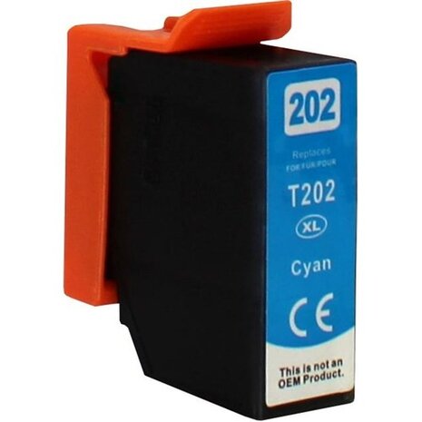 Pcman C13T02H24010 / 202XL Cyan Tintenpatrone - Hausmarke für Epson Pcman C13T02H24010 / 202XL Cyan Tintenpatrone - Hausmarke für Epson