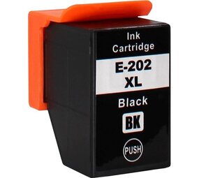 Merkloos C13T02G14010 / 202XL zwart inktcartridge - huismerk voor Epson