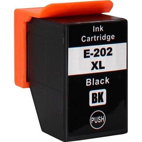Merkloos C13T02G14010 / 202XL zwart inktcartridge - huismerk voor Epson