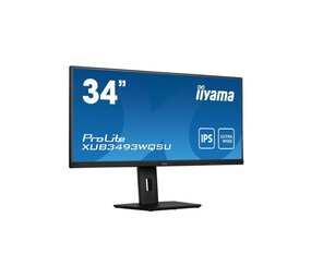 Iiyama iiyama ProLite XUB3493WQSU-B5 computer monitor 86,4 cm (34") 3440 x 1440 Pixels UltraWide Quad HD LED Zwart RENEWED