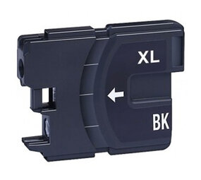Merkloos LC980B / LC985B / LC1100B zwart inktcartridge - huismerk voor Brother Merkloos LC980B / LC985B / LC1100B zwart inktcartridge - huismerk voor Brother
