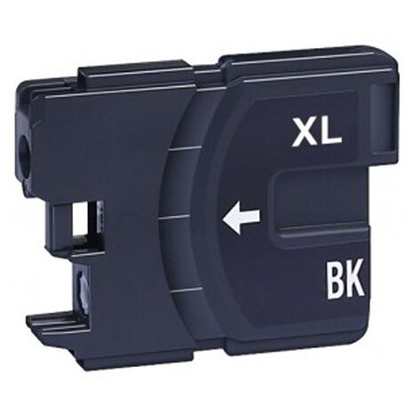 Merkloos LC980B / LC985B / LC1100B zwart inktcartridge - huismerk voor Brother Merkloos LC980B / LC985B / LC1100B zwart inktcartridge - huismerk voor Brother