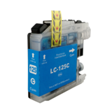 Merkloos LC125XLC cyaan inktcartridge - huismerk voor Brother Merkloos LC125XLC cyaan inktcartridge - huismerk voor Brother