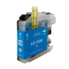 Merkloos LC125XLC cyaan inktcartridge - huismerk voor Brother Merkloos LC125XLC cyaan inktcartridge - huismerk voor Brother