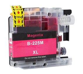 Merkloos LC225M / LC225XLM magenta inktcartridge - huismerk voor Brother Merkloos LC225M / LC225XLM magenta inktcartridge - huismerk voor Brother