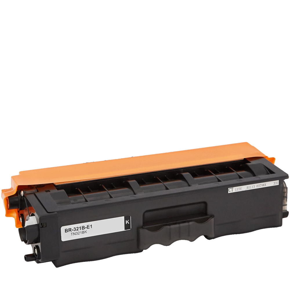 Merkloos TN321BK zwart toner - huismerk voor Brother