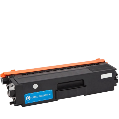 Merkloos TN321C cyaan toner - huismerk voor Brother