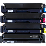 HP 207A Zwart + Alle Kleuren | W2210A | 2450 pag. Zonder chip - Huismerk laser toner cartridge compatible met HP Color LaserJet printers