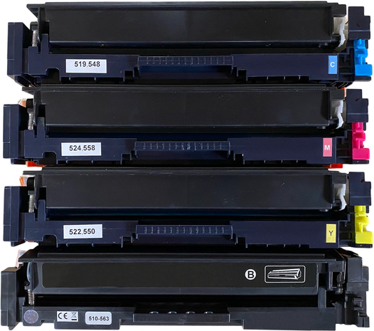 HP 207A Zwart + Alle Kleuren | W2210A | 2450 pag. Zonder chip - Huismerk laser toner cartridge compatible met HP Color LaserJet printers