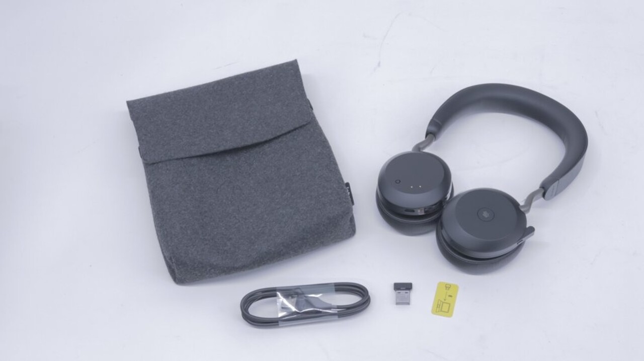 Jabra Jabra Evolve2 75 | Draadloze On-Ear ANC Headset | Zwart | 2e Kans Jabra Jabra Evolve2 75 | Draadloze On-Ear ANC Headset | Zwart | 2e Kans