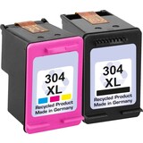 Pcman 304XL Schwarz + Farbe Multipack Hausmarke Tintenpatronen geeignet für HP